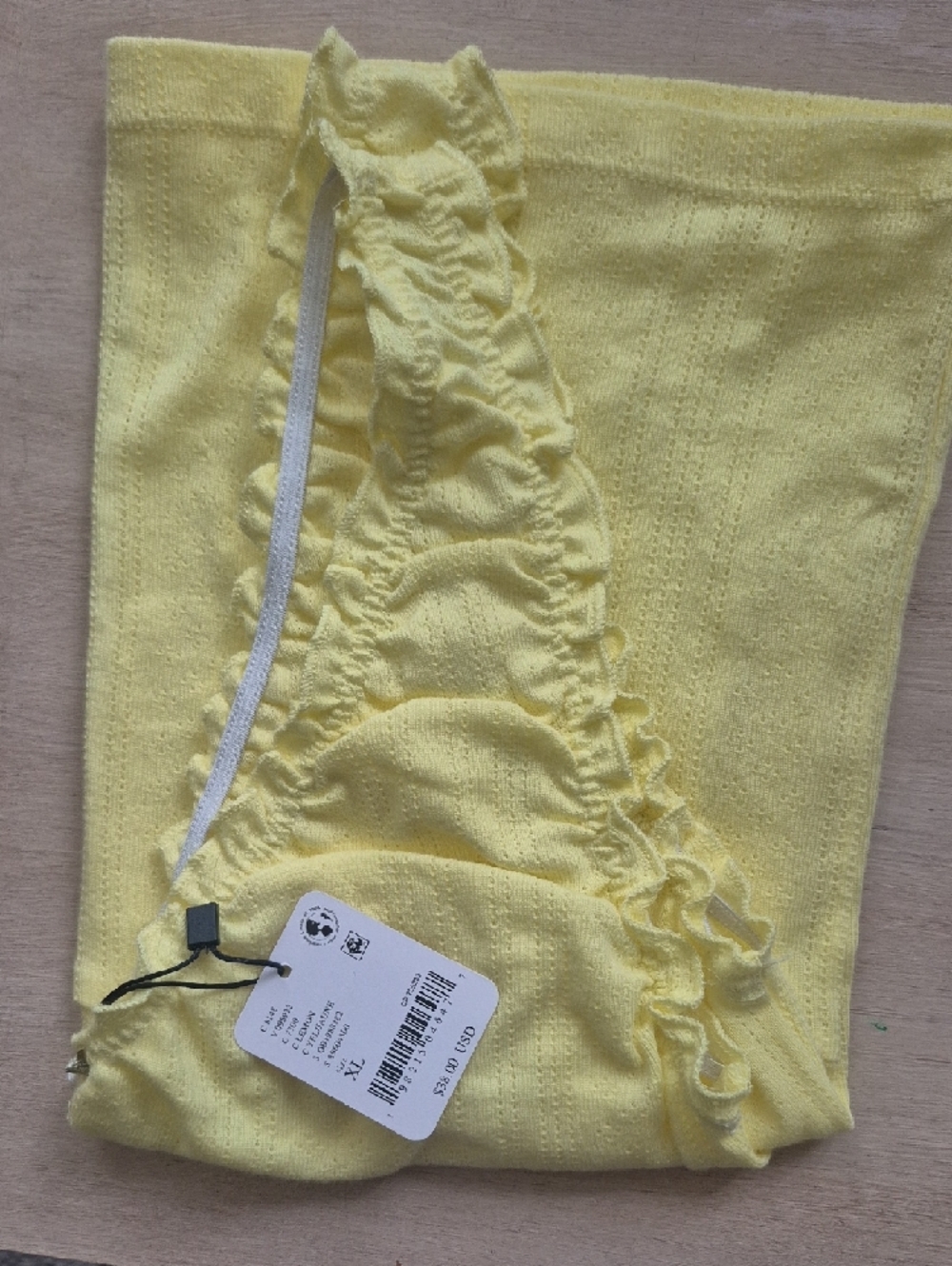 Free People Yellow Ruffle-Edge Tank - Picture 12 of 12